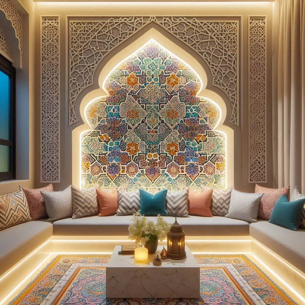 Saudi home mihrab decor (1)	